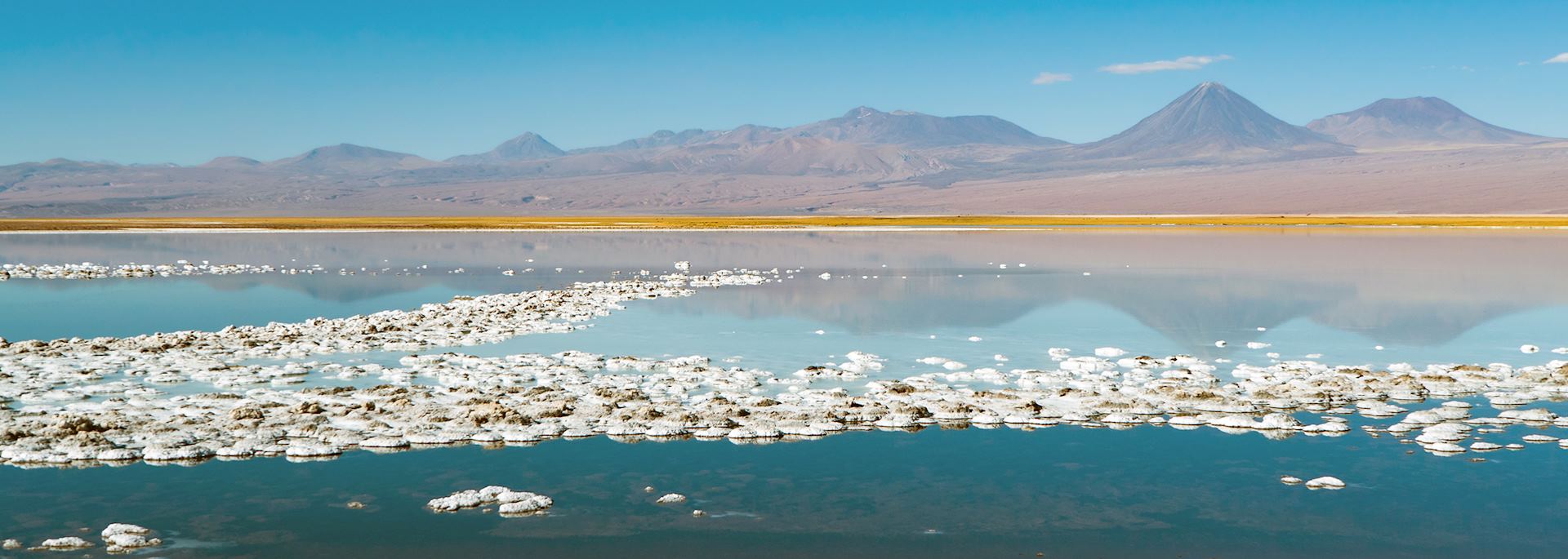 Lagoon Tebinquiche in the Atacama Desert