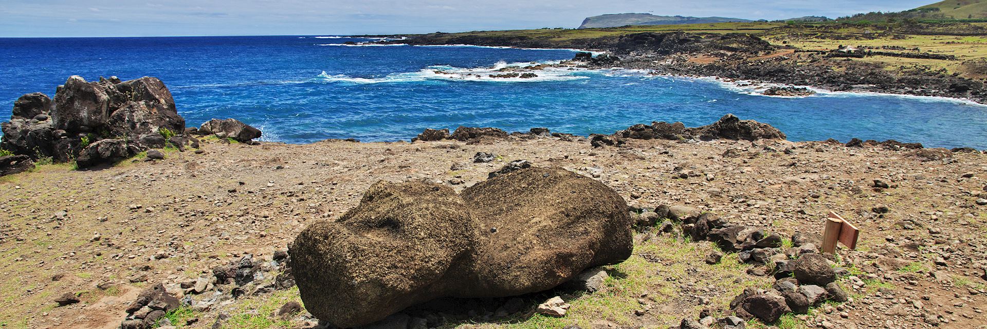 Ahu Akahanga, Easter Island