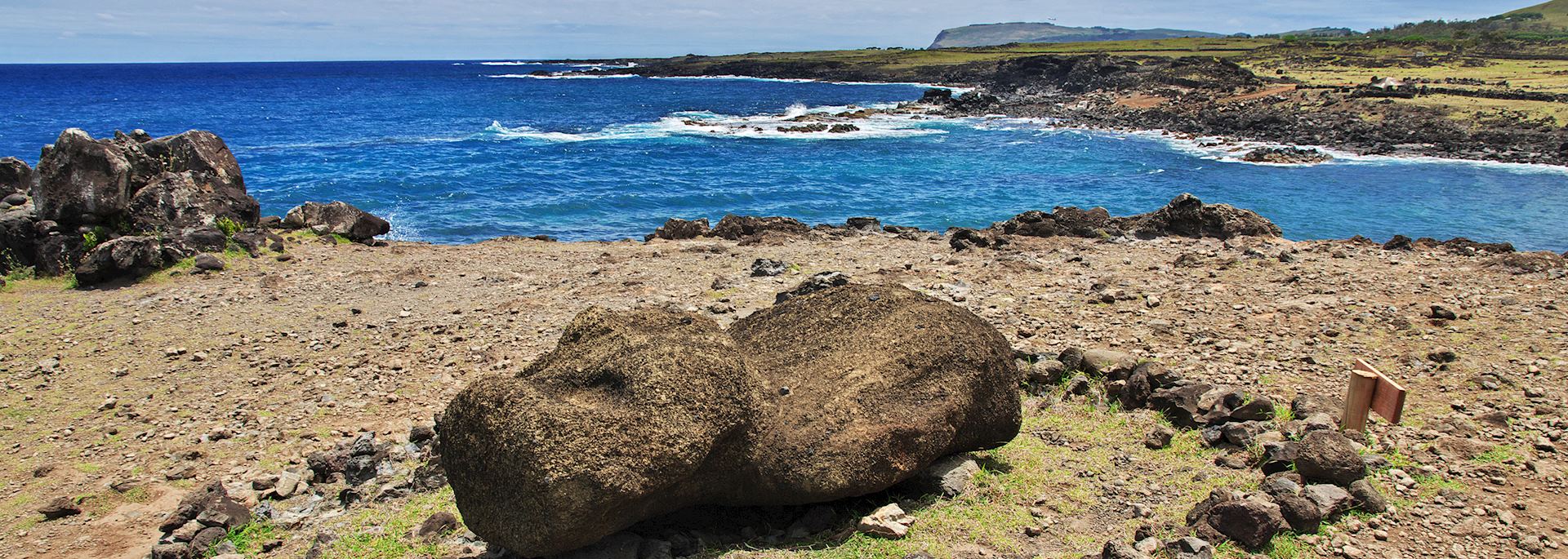 Ahu Akahanga, Easter Island