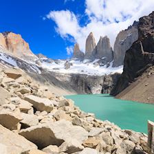 Hike to the base of the towers at Torres del Paine