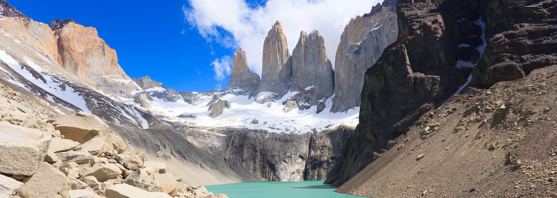 Hike to the base of the towers at Torres del Paine