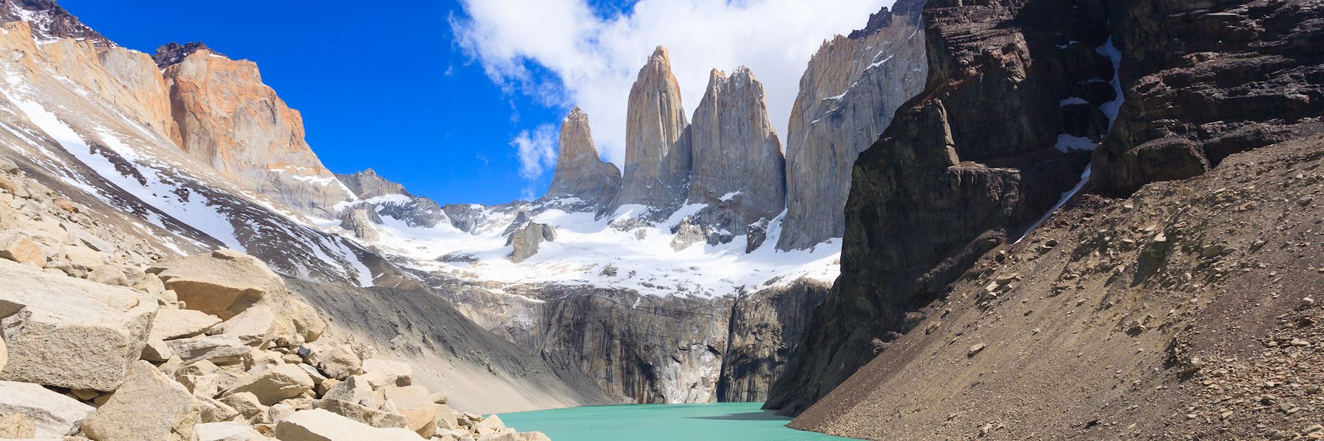 Hike to the base of the towers at Torres del Paine