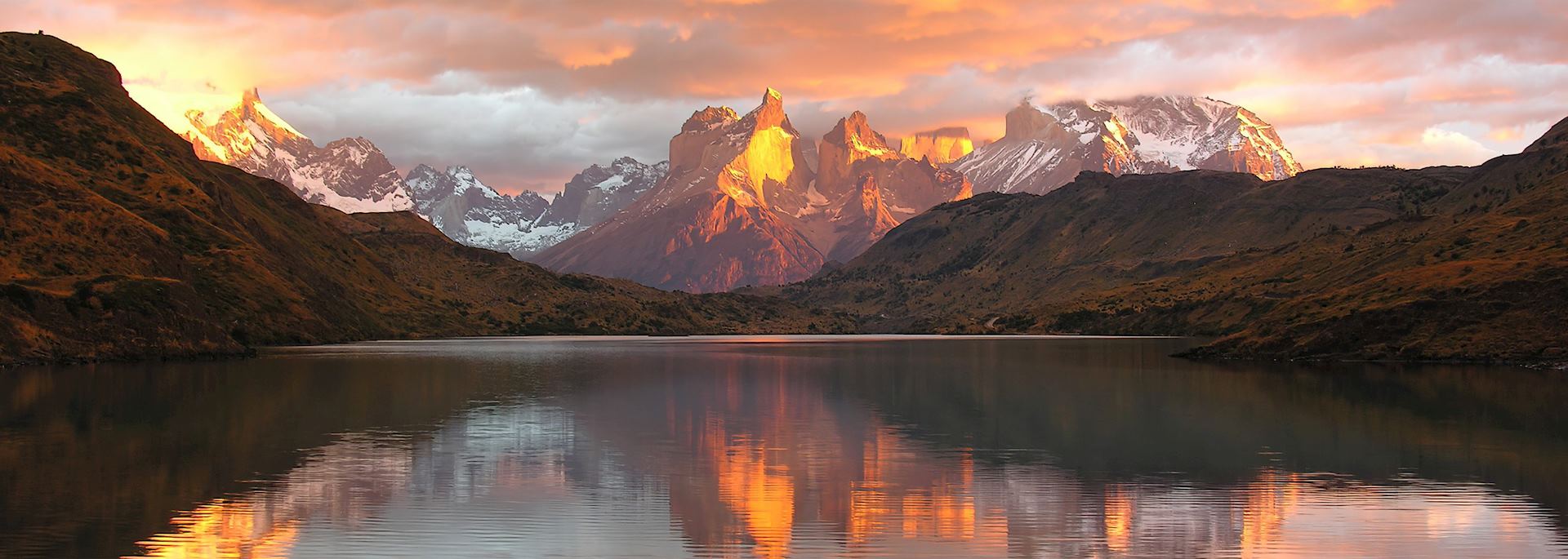 Sunrise in Torres del Paine National Park
