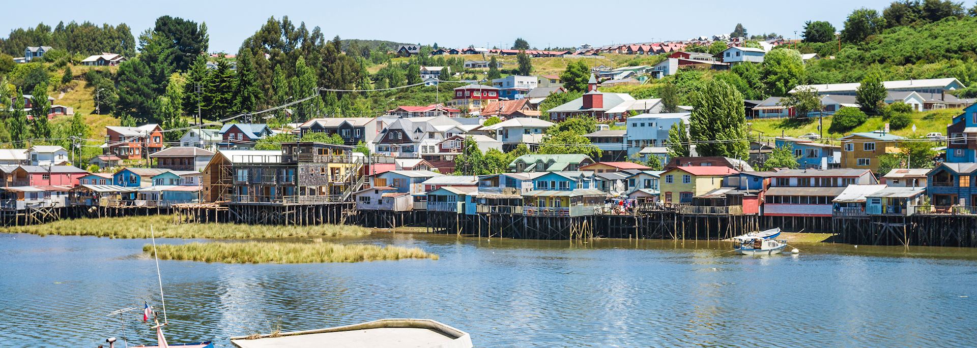 The city of Castro, Chiloé Island