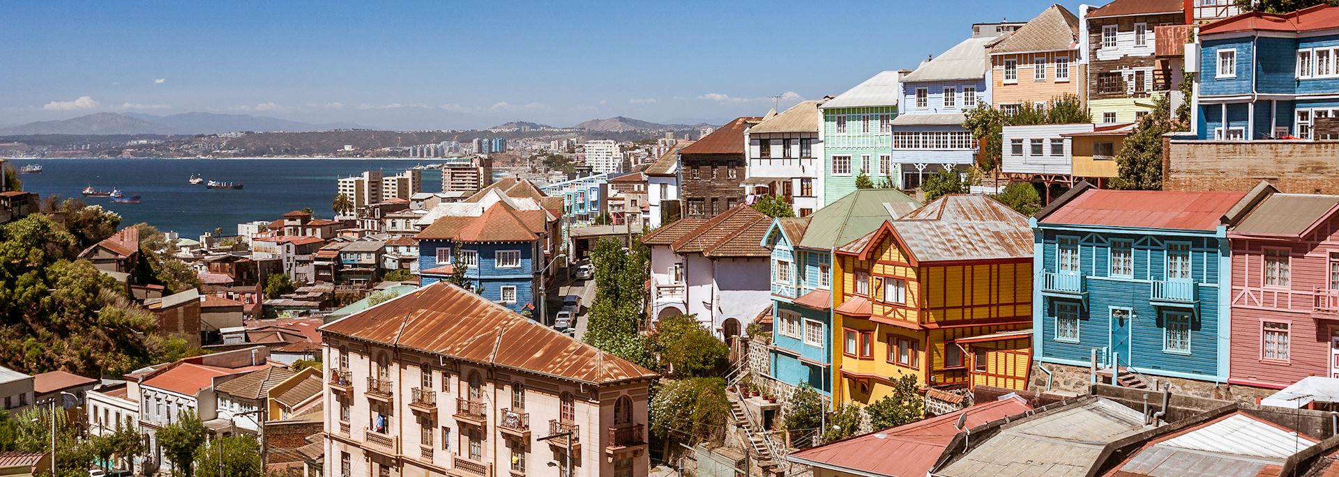 Colourful houses in Valparaiso