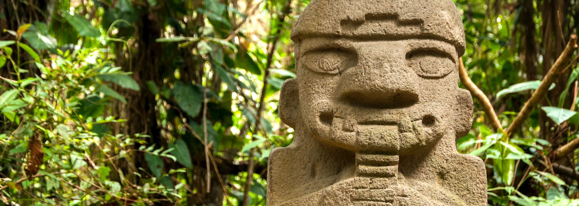 Ancient statue,San Agustín