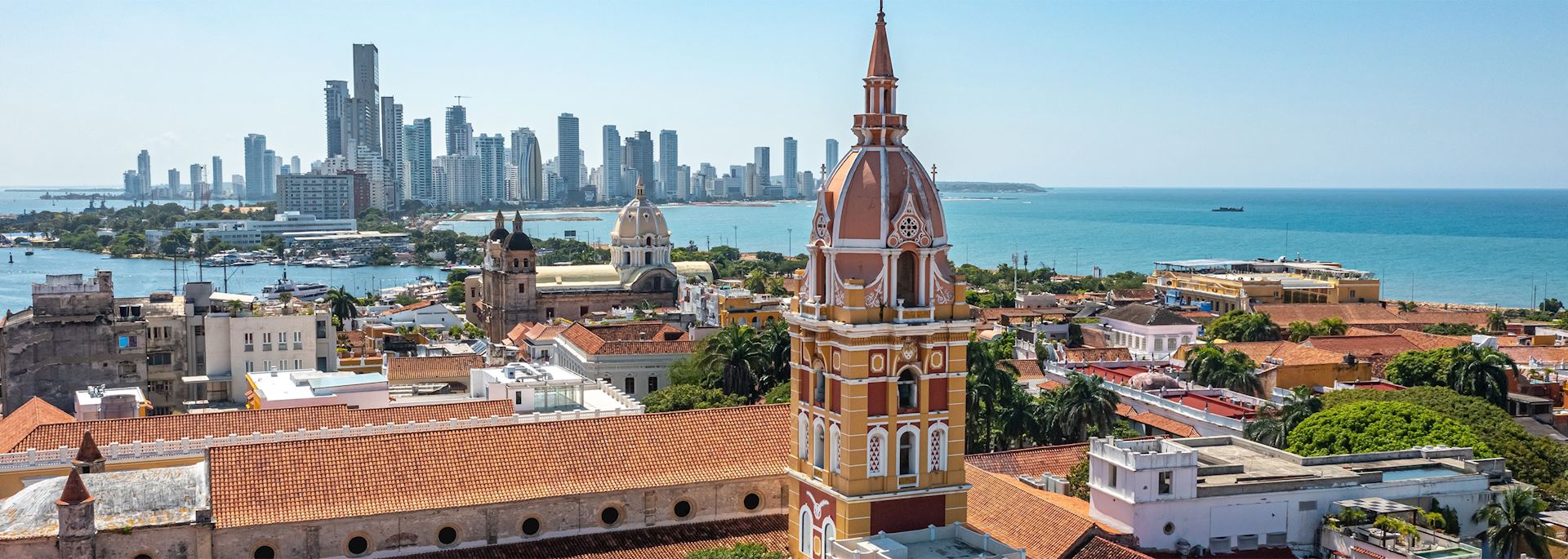 Cartagena skyline, Caribbean Coast