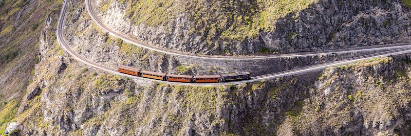 The Devil's Nose route through the Andean Mountains