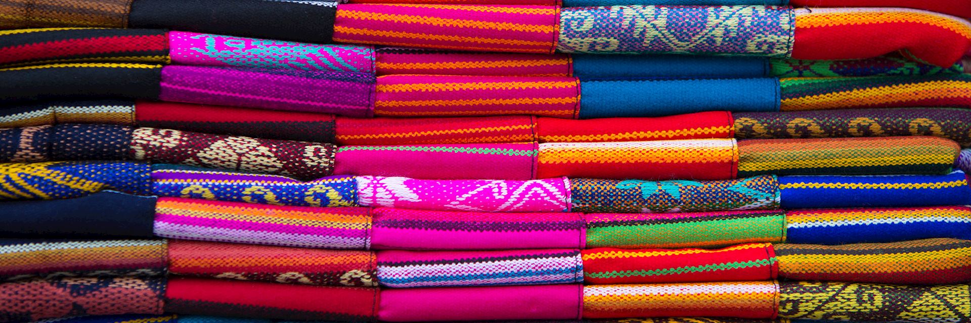 Otavalo market in Ecuador