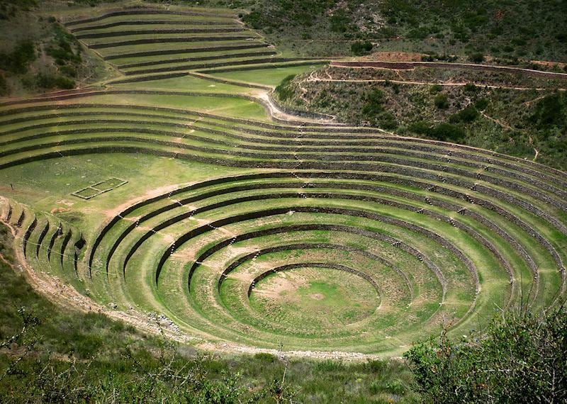 Circular terrace at Moray