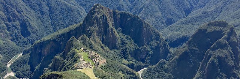 Machu Picchu viewed from Machu Picchu Mountain