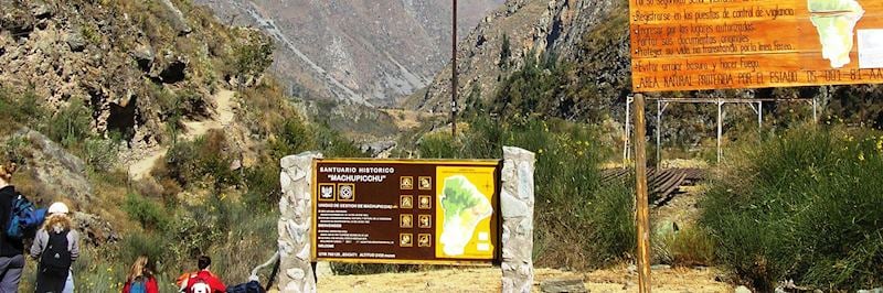 Start of the Inca Trail