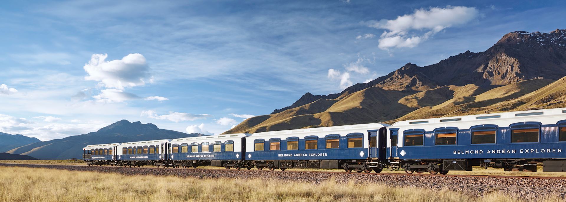 The luxurious Belmond Andean Explorer train