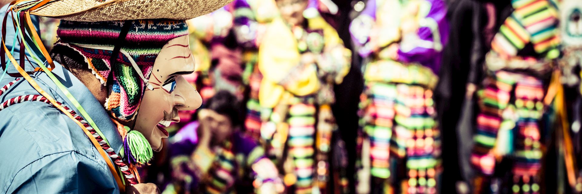 Festival dancers in Cuzco, Peru