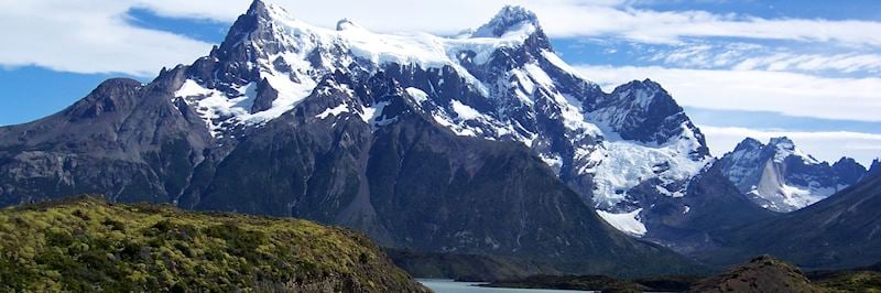 View of the Paine Massif, Torres del Paine