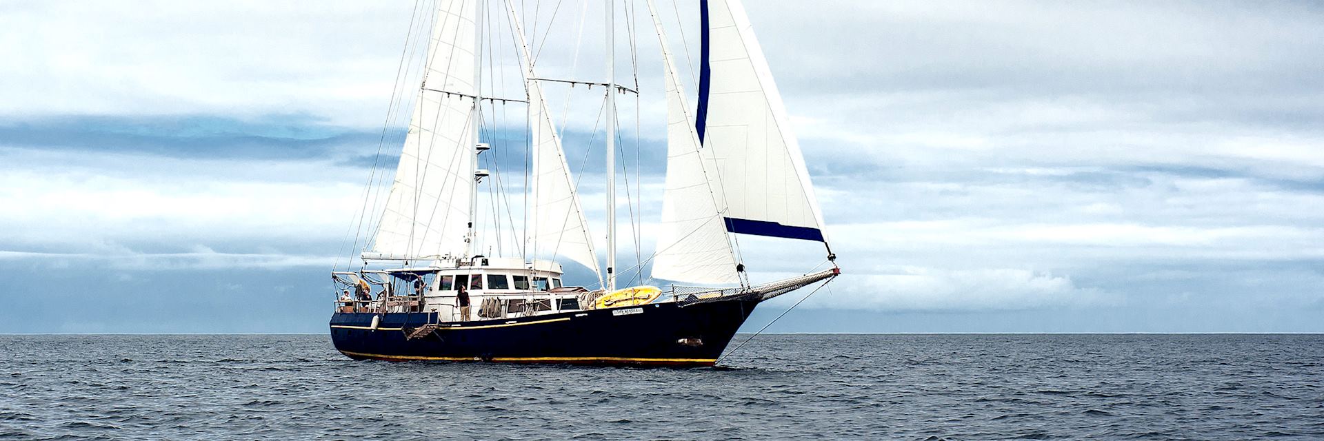 The Beagle yacht, Galapagos Islands