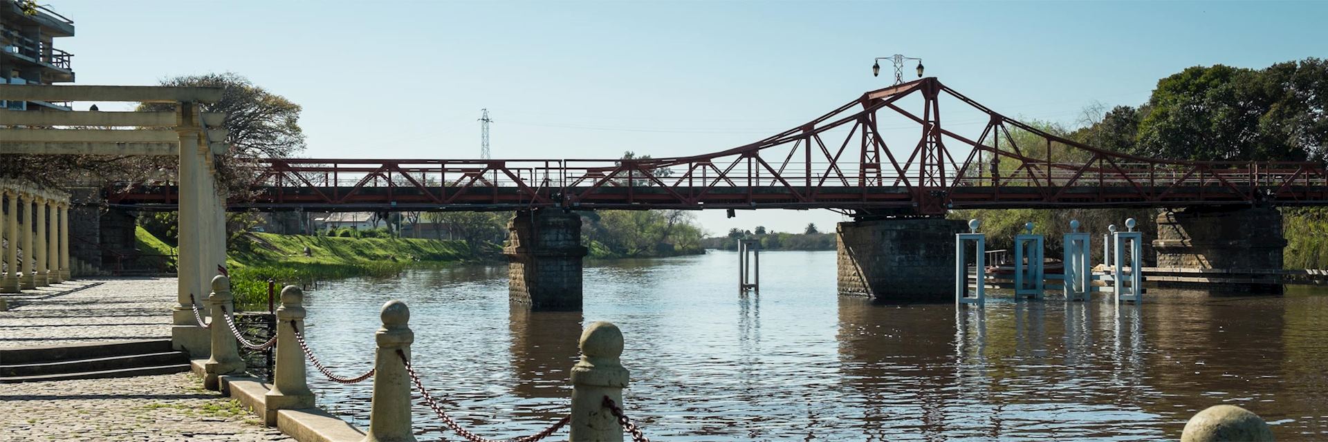 Swing bridge in Carmelo