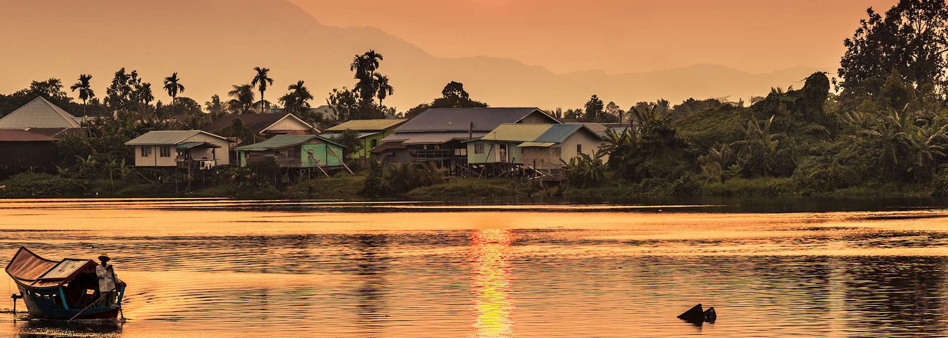 Sunset over Kuching