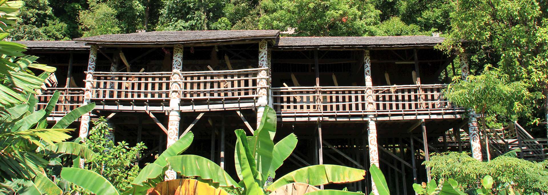 Iban longhouse