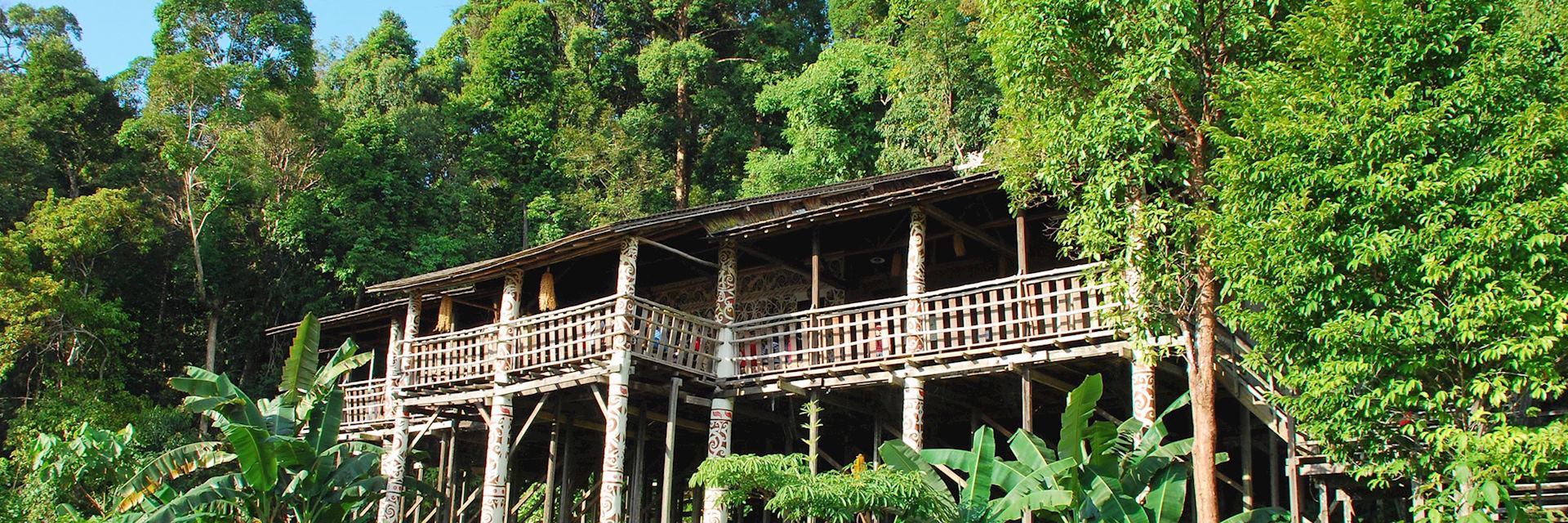 Iban longhouse, Sarawak