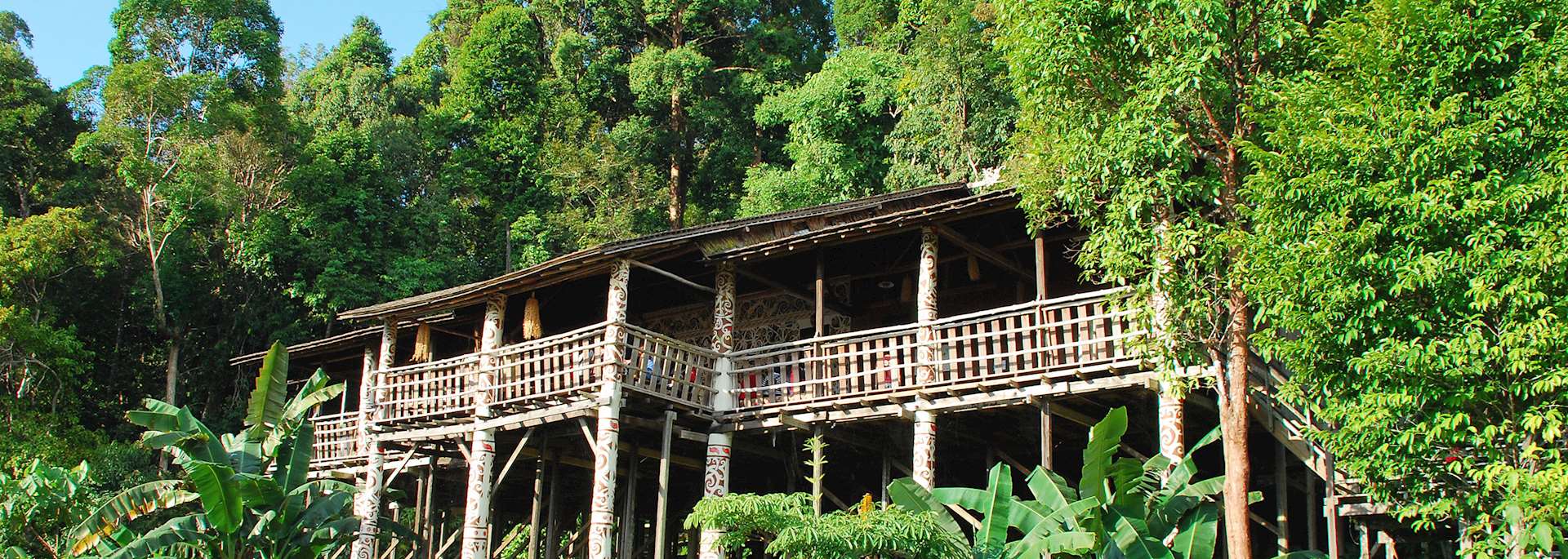 Iban longhouse, Sarawak