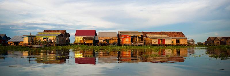 Floating villages on Tonle Sap 
