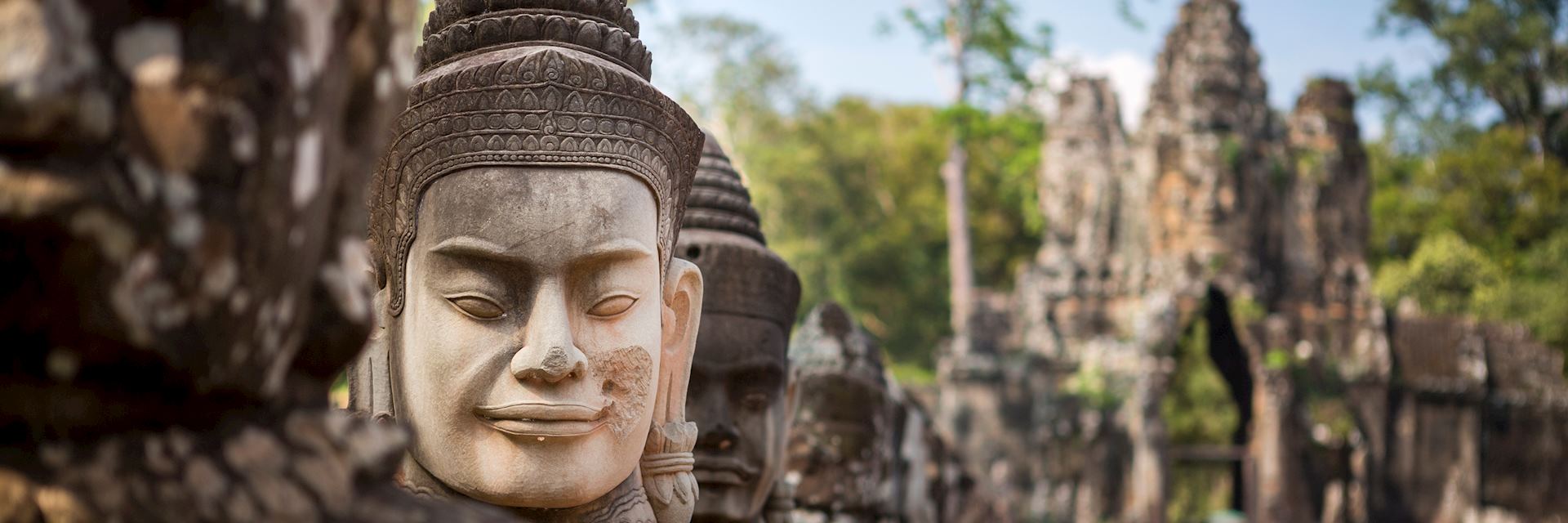 Buddhist head statue, Angkor Wat