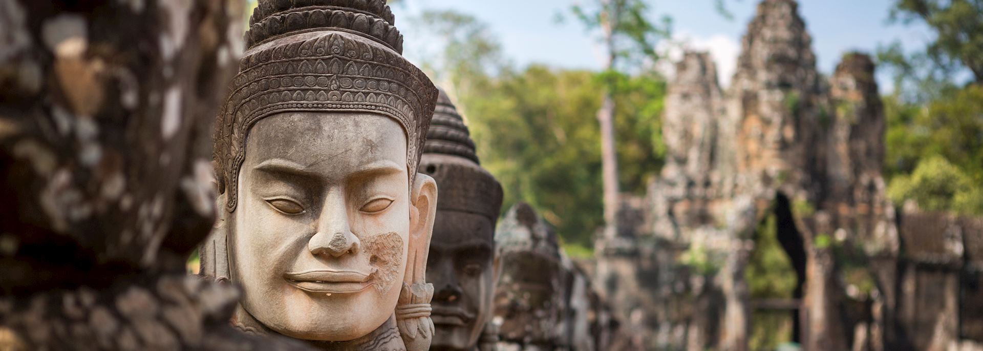 Buddhist head statue, Angkor Wat