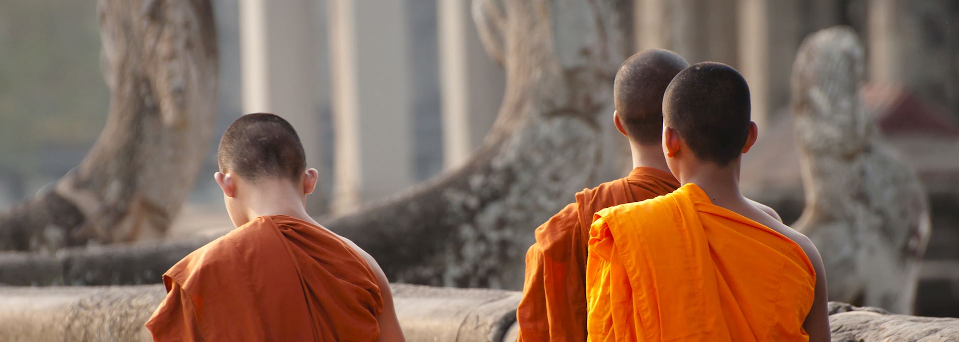 Monks, Angkor Wat
