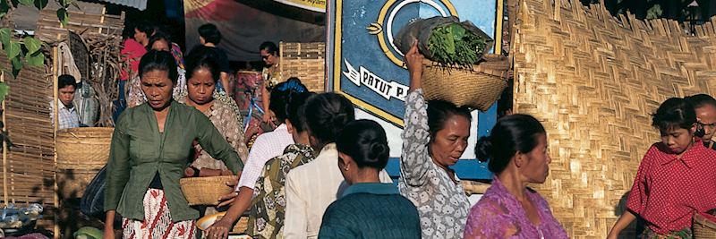 Local market, Lombok