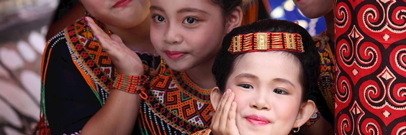 Tarojan women dressed for a funeral, South Sulawesi