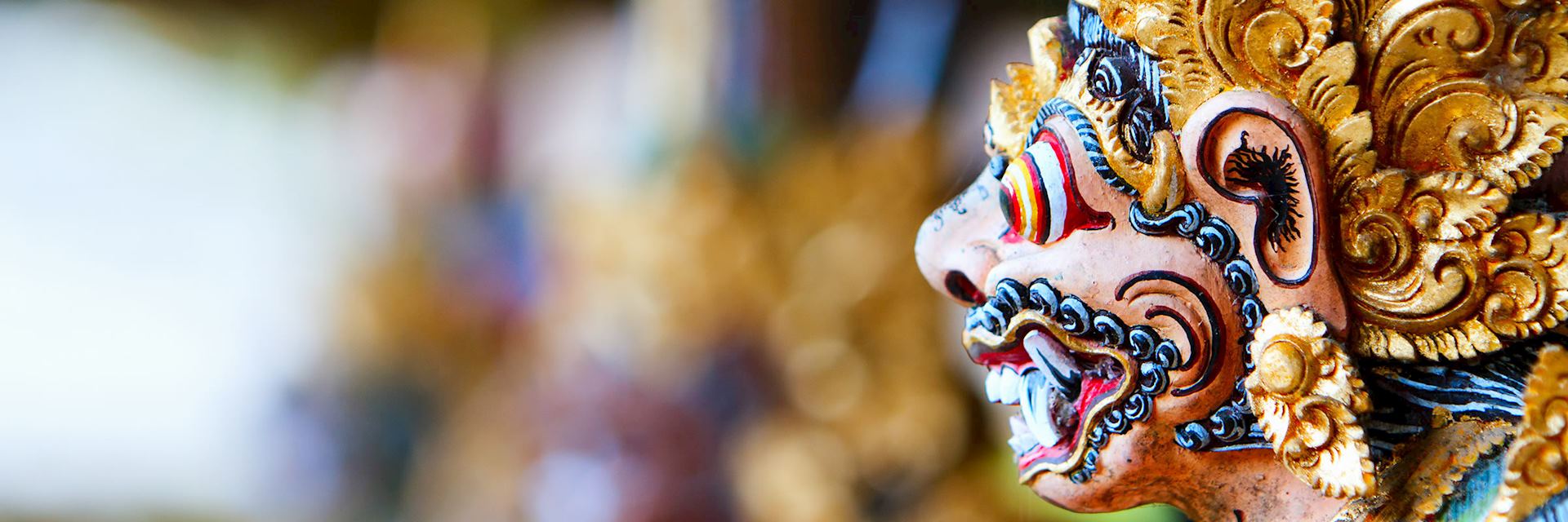 Balinese God statue in Ubud, Bali, Indonesia