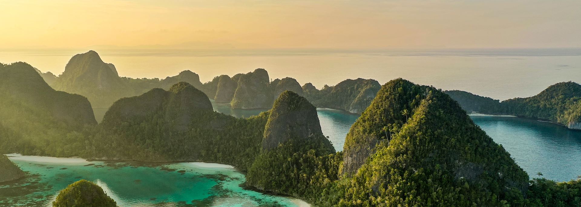 Sunrise over Raja Ampat