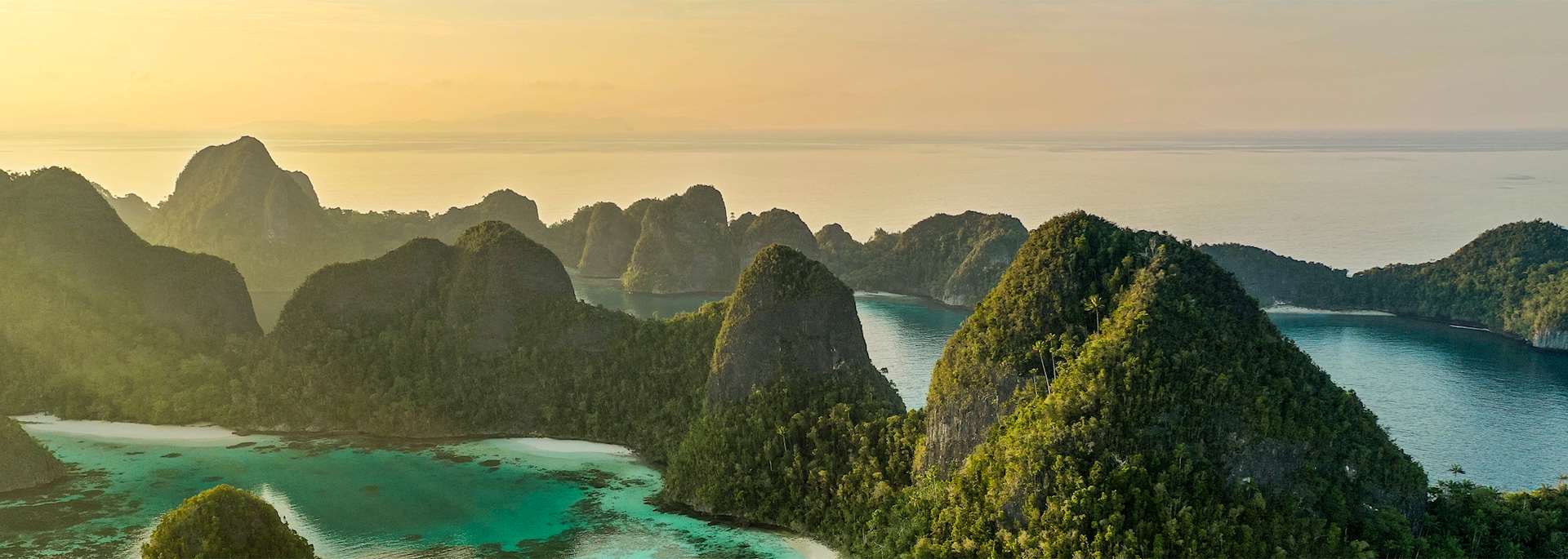 Sunrise over Raja Ampat