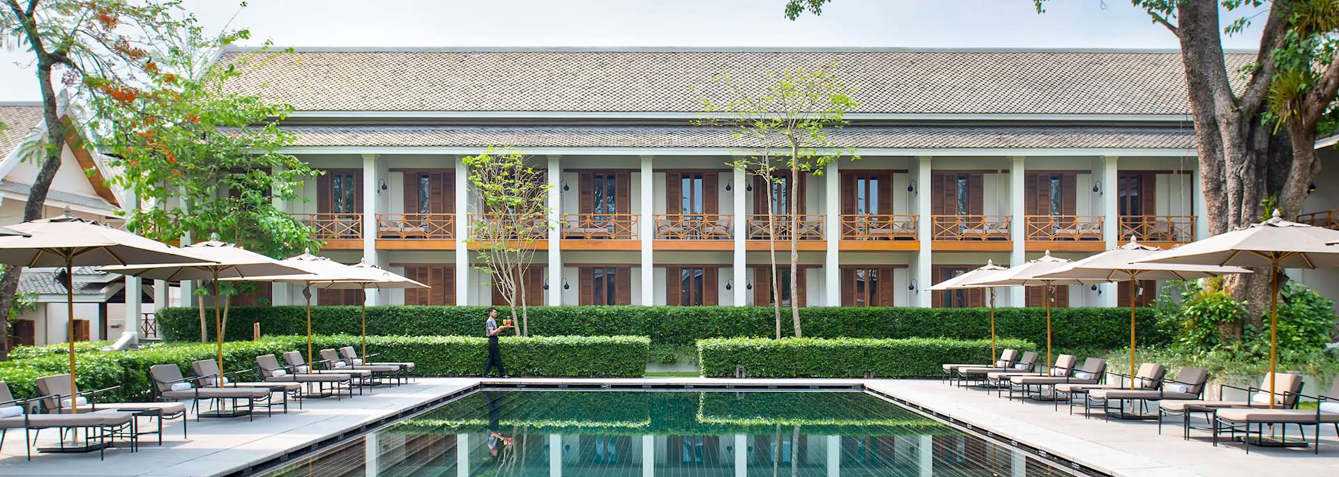 Swimming pool at Avani Luang Prabang
