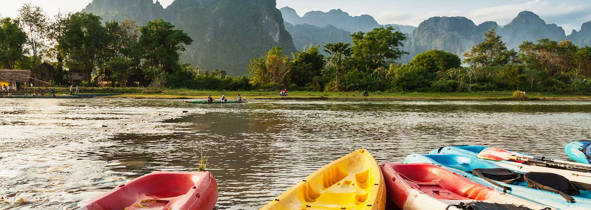Nam song River, Vang Vieng