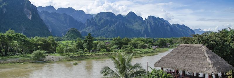 A village in Nam Et-Phou Louey National Park