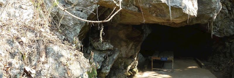 The Vieng Xai cave system was used extensively during the Vietnam War