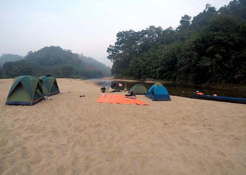 Camping, Nam Theun National Biodiversity Conservation Area