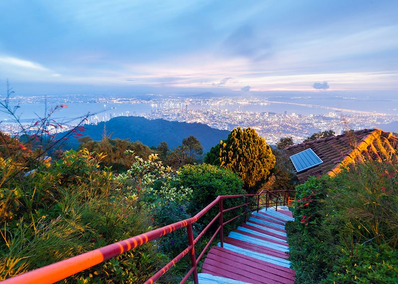 View of Georgetown from Penang Hill