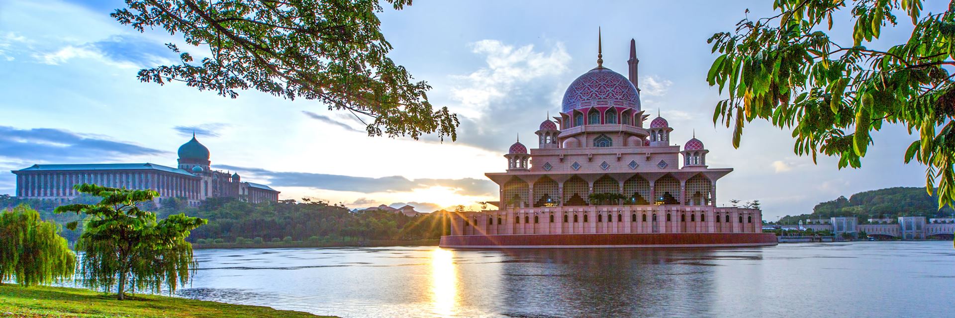 Putra Mosque, in Putrajaya, Malaysia