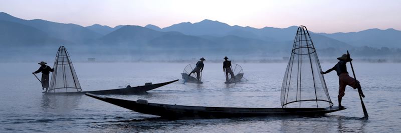 Fishermen on Inle Lake