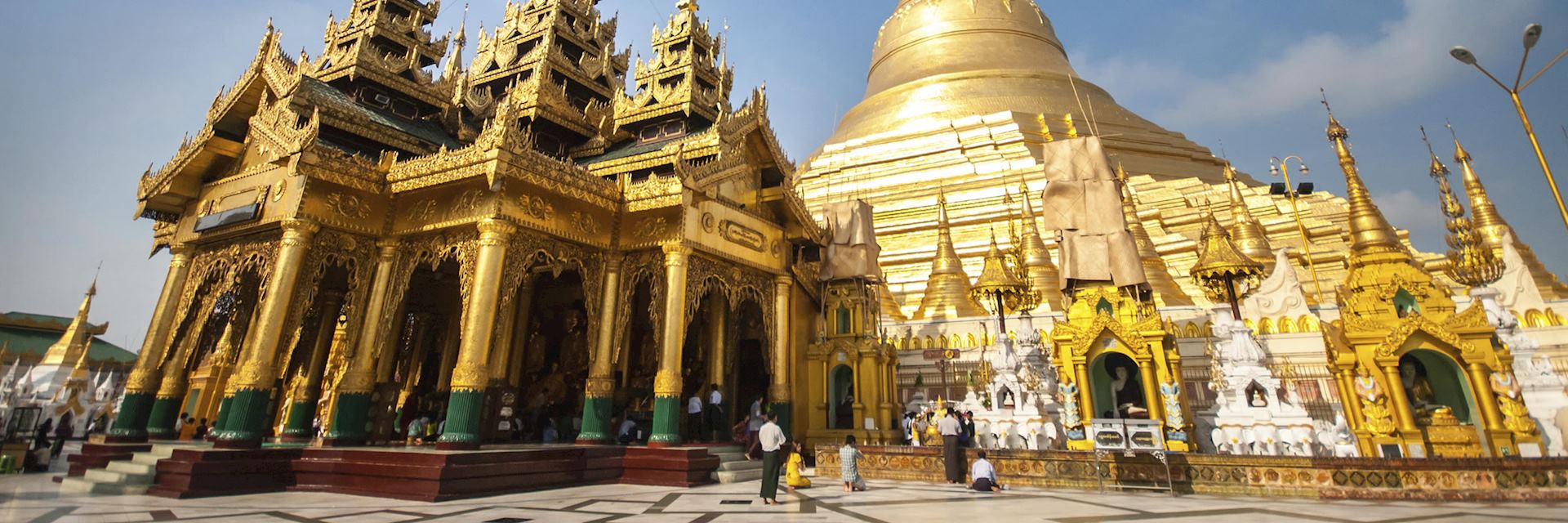 The Shwedagon Pagoda in Yangon