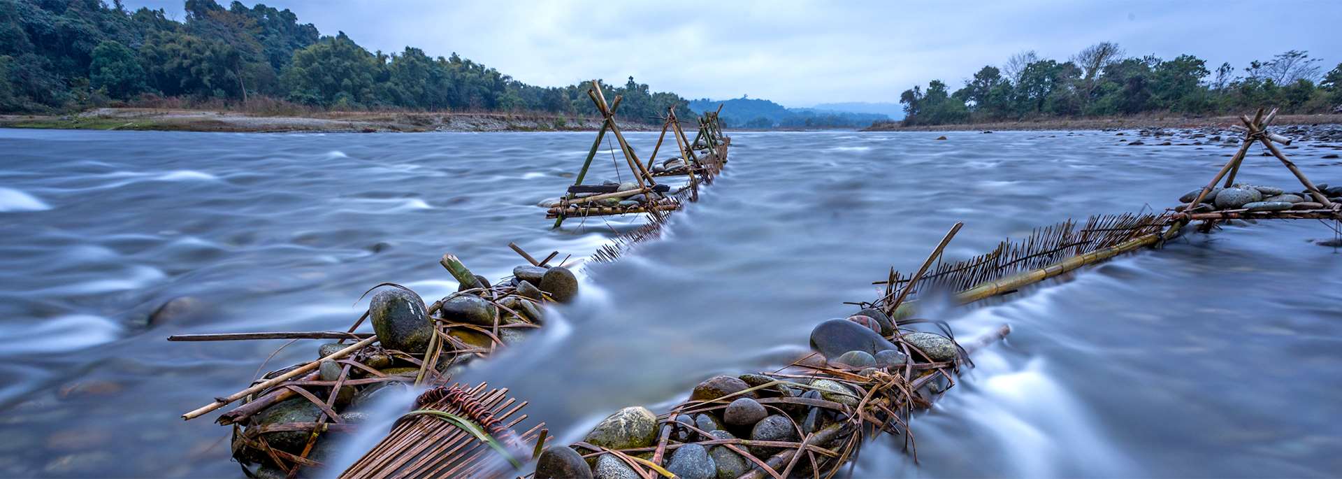 Fish trap in Putao