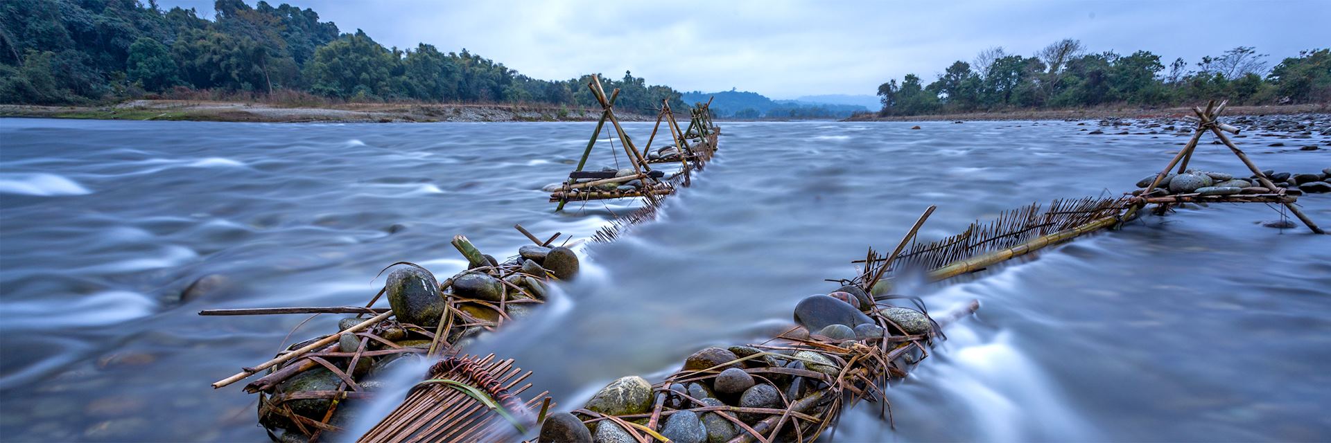 Fish trap in Putao