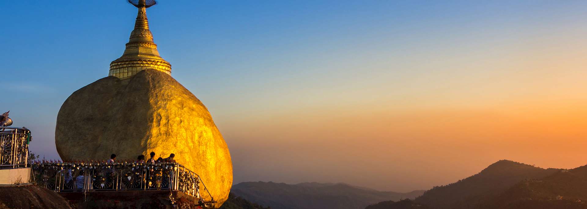 The Golden Rock at Kyaiktiyo