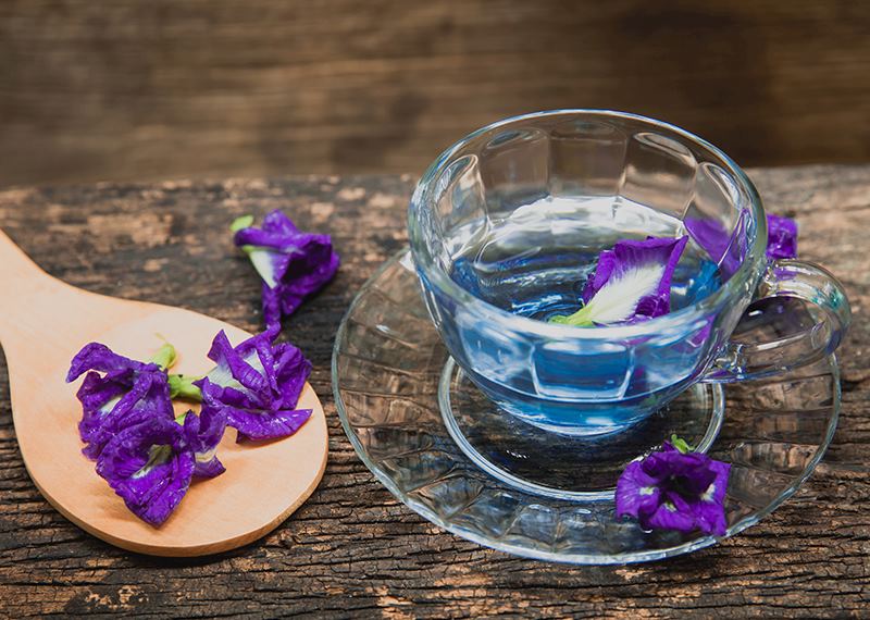 Butterfly pea herbal tea