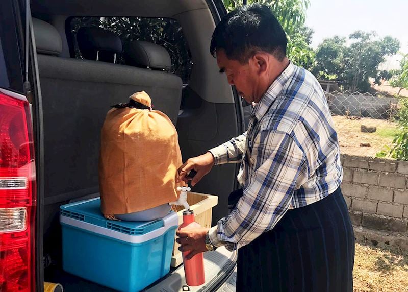 Refill station, Myanmar