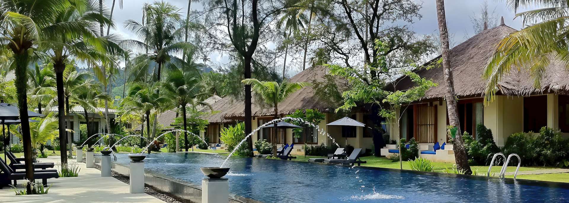Swimming pool at Bangsak Village, Khao Lak