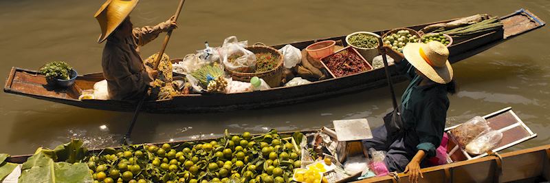 Floating market, Amphawa